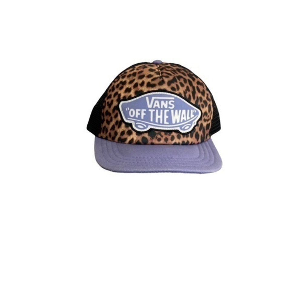 Vans Off The Wall Snap Back Animal Print Snap Back Trucker Cap